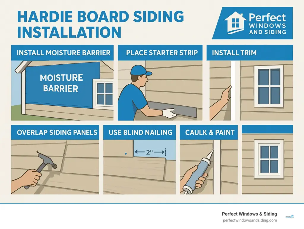 Hardie Board Siding Installation